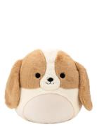 Squishmallows 40 Cm Fuzz A Mallows Adela Basset Dog Beige Squishmallow...