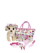 Chichi Love Gosedjur Med Trädgårdsredskap Pink Simba Toys