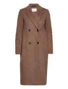 Odelia Long Coat Brown Modström
