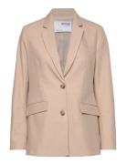 Slfeliana Ls Blazer B Noos Beige Selected