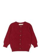 Ppdanna Cardigan Knit Red Petit Piao