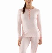 Women's Long Sleeve Jumper Buttons Soft Pink