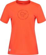 Norrøna Women's Svalbard Wool T- Shirt Orange Alert