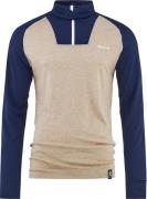 Men's Retro Merino Wool Halfzip Sweater Navy