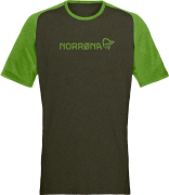 Norrøna Men's Fjørå Equaliser Lightweight T-Shirt  Norrona Green