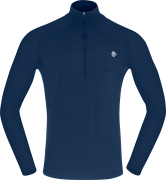 Norrøna Men's Femund pureUll Zip Neck Indigo Night