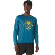 Asics Men's Fujitrail Logo Long Sleeve Top Ink Teal