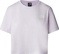 The North Face Women's Cropped Simple Dome T-Shirt Icy Lilac