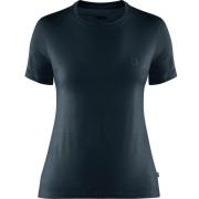 Fjällräven Women's Abisko Wool Short Sleeve Dark Navy