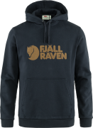 Men's Fjällräven Logo Hoodie Dark Navy