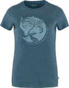 Women's Arctic Fox Print T-shirt Indigo Blue
