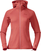 Bergans Women's Ulstein Wool Hood Jacket Rusty Dust