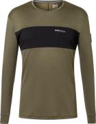 super.natural Men's Gravier Long Sleeve Olive Night/Jet Black