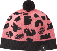 Reima Kids' Beanie Kuviot Pink 