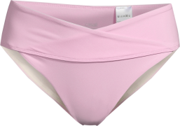 Women's High Waist Wrap Bikini Brief Clear Pink