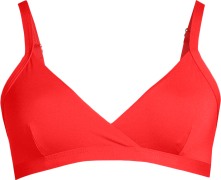Casall Women's Overlap Bikini Top Summer Red