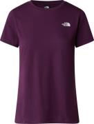 The North Face Women's Simple Dome T-Shirt Black Currant Purple