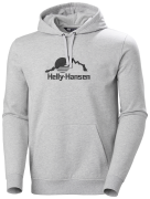 Helly Hansen Men's Nord Graphic Pull Over Hoodie Grey Melange 2