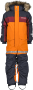 Didriksons Kids' Bjärven Coverall 3 Orange Jam