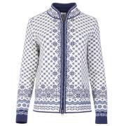 Dale of Norway Women's Solfrid Jacket Offwhite/Navy/Ice Blue