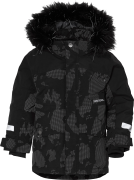 Didriksons Kids' Bjärven Special Edition Parka Island Print Reflex