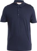 Icebreaker Men's Merino 150 Tech Lite III Short Sleeve Polo Midnight N...