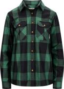 Aclima Women's ReBorn Woolshirt Check Dark Grey/Green