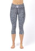 Eivy Women's Pocket Tights 3/4  Snow Leopard