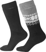 Gridarmor Unisex Alpacka Wool Heritage Socks 2-pack Black Beauty