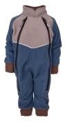 Lindberg Babys' Stormy Baby Overall Windfleece Grey/dark Blue