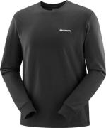 Salomon Men's Salomon Logo Long Sleeve Tee Deep Black