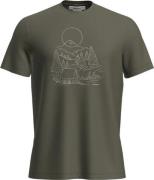Icebreaker Men's Merino 150 Tech Lite III Short Sleeve Tee Sunset Camp...