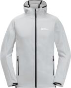 Jack Wolfskin Men's Alpgrat Hooded Full Zip Cool Grey