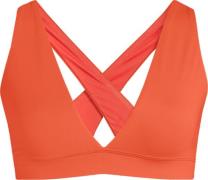 Casall Women's V-Neck Crossback Bikini Top Sunrise