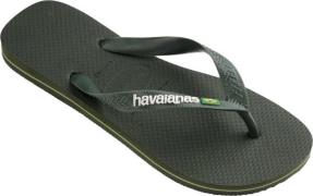 Havaianas Men's Brazil Logo Green Olive/Green Olive