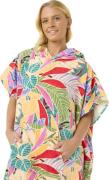 Rip Curl Women's Mixed Hooded Poncho Dark Chocolate