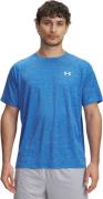 Under Armour Men's UA Tech Textured Short Sleeve Blue Atlantis