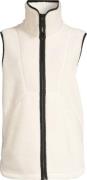 Casall Women's High Collar Pile Vest Off White
