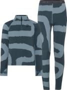 Didriksons Kids' Yotta Printed Set Path L Blue