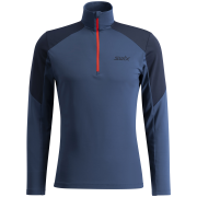 Swix Men's Infinity Light Half Zip Lake Blue/Dark Navy