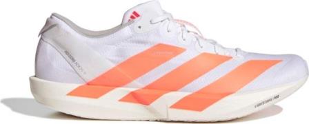 Adidas Men's Adizero Adios 9 Cloud white/Lucid Orange/Lucid red
