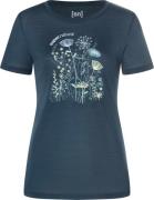 super.natural Women's Rock Flowers Tee Blueberry/various