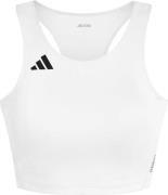 Adidas Women's Adizero Essentials Running Crop Top White