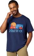 Marmot Men's Coastal Tee ShortSleeve Nightfall Navy