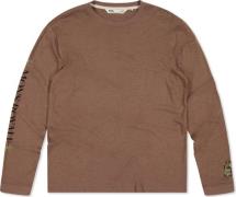 Mons Royale Men's Yonder Merino Organic Cotton Long Sleeve Mocha