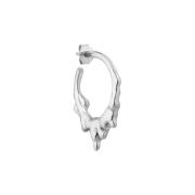 Jane Kønig Small Drippy Hoops Ørering Single Sølv SDH-AW22-S