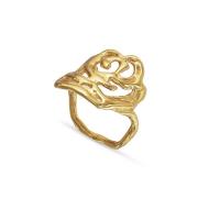 Jane Kønig Big Rose Ring 18 kt. Gullbelagt sølv BRR-HOL23-G