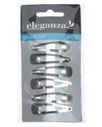 Eleganza Hair Clip Silver 4.7cm   6 stk.