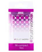 Brushworks Compact Nail Files   16 stk.