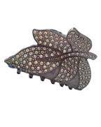 Everneed Mary Jean hair clip with stone - Dark Jewel (U)